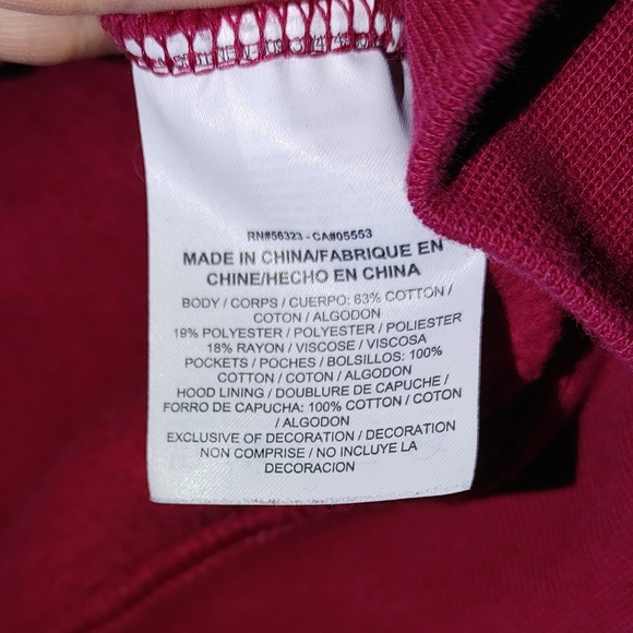 Nike Red Cowl Neck Hoodie - Picture 6 of 7